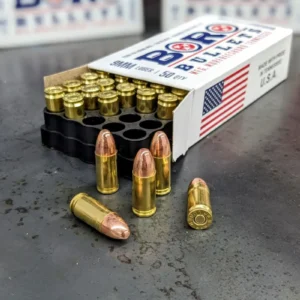 Boro Bullets 9 mm Luger 115 Grain 50 Rounds